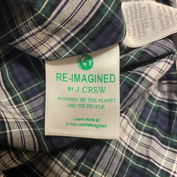 J.CREW Men’s Slim Plaid Flex Washed Long Sleeve Casual Shirt - Picture 6 of 10